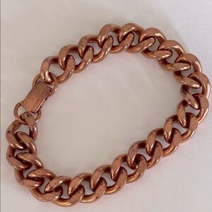 Copper Curb Link bracelet